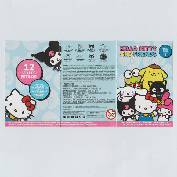 Hello Kitty & Friends 2024 2" Figurines Series 1 4 Pack Blind Box Jazwares New - Picture 8 of 11